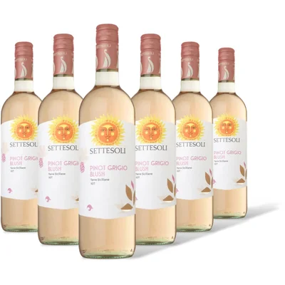 Settesoli Pinot grigio blush rosé 6 flessen