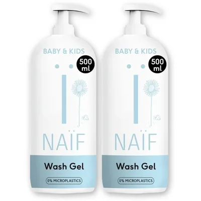 Naïf Baby & kids wash gel 2-pack