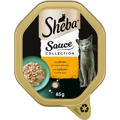 Sheba Kattenvoer mini filets in saus kalkoen