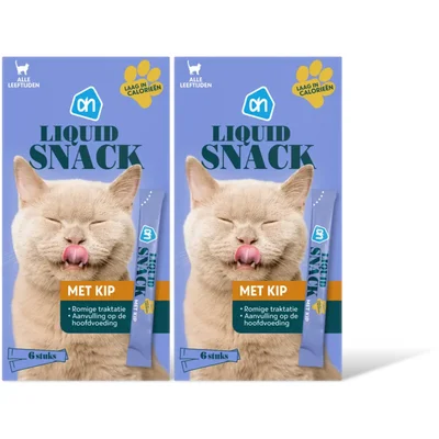 AH Liquid snack met kip 2-pack