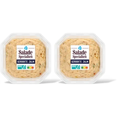 AH Salade specialiteit gerookte zalm 2-pack