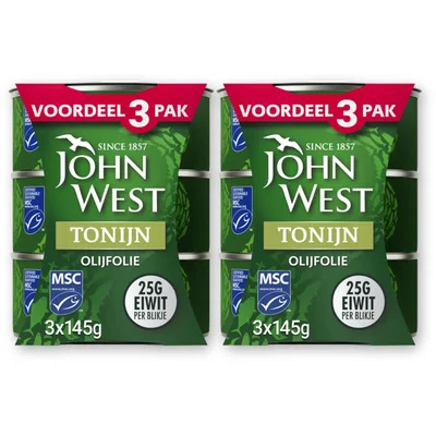 John West Tonijn in olijfolie 3-pack 2-pack