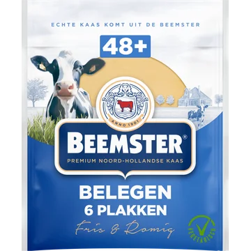 Beemster Belegen Kaas 6 Plakken 0,150 kg