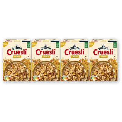 Quaker Cruesli luchtig 4-pack