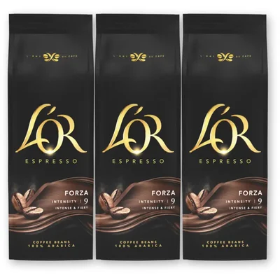 L'OR Espresso forza koffiebonen 3-pack