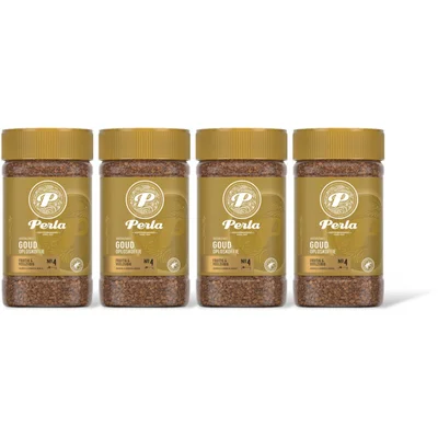 Perla Huisblends Goud oploskoffie 4-pack
