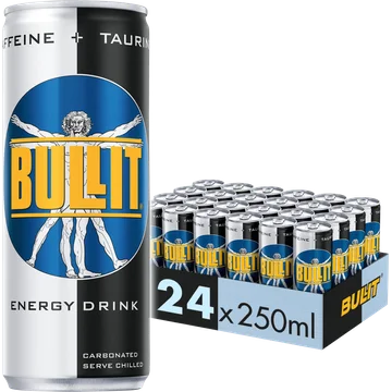 Bullit Energy Drink Tray - 24 x 250ml