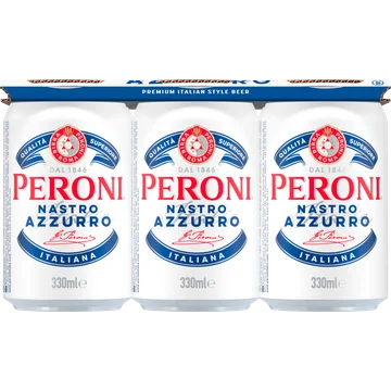Peroni Nastro Azzurro 6 x 330ML