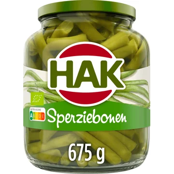 Hak Sperziebonen Bio 675 g