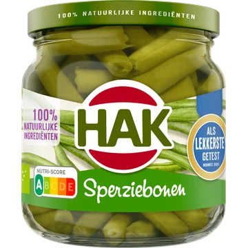 Hak Sperziebonen Bio 185 g
