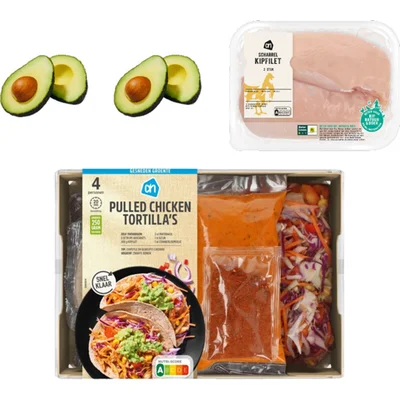 AH Gesneden Chicken Tortilla's Verspakket