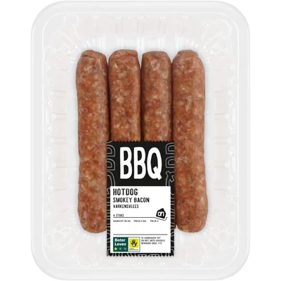 AH BBQ hotdog smokey bacon