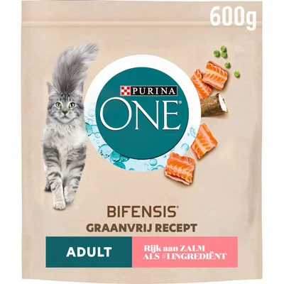 Purina ONE Adult graanvrij rijk aan zalm