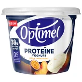 Optimel yoghurt proteine perzik passie