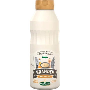 Oliehoorn Brander Mayonaise met Mosterd en Peper 465 ml