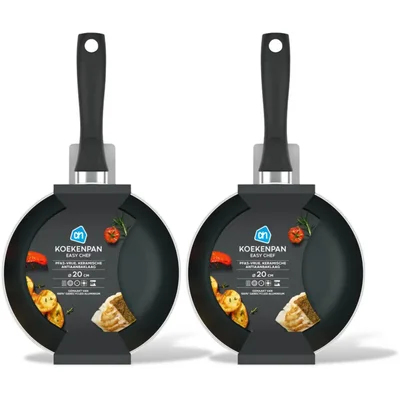 AH Koekenpan easy chef 20cm 2-pack