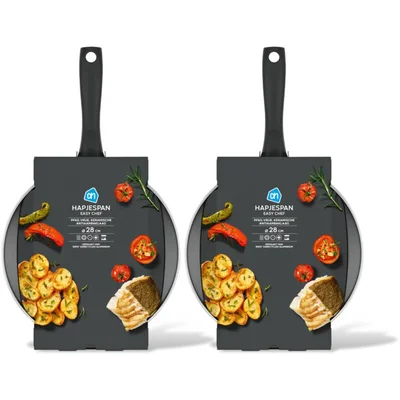 AH Hapjespan easy chef 28cm 2-pack