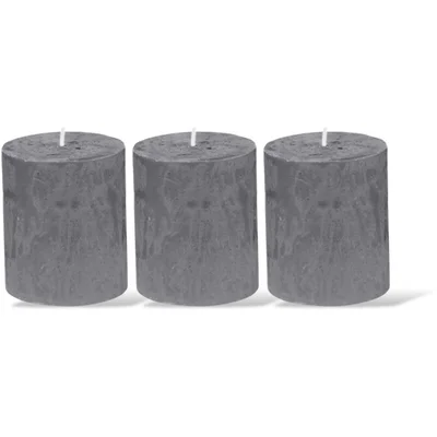 AH Rustiek 7x8cm antraciet 3-pack