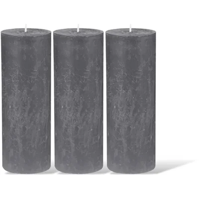 AH Rustiek 7x19cm antraciet 3-pack