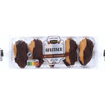 Jumbo Spritsen met Pure Chocolade 200 g