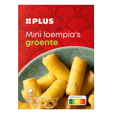 PLUS Mini loempia's groente 24ST