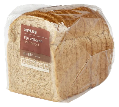 PLUS Rond fijn volkoren half