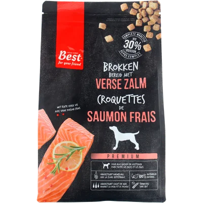 Best For Your Friend Hondenbrokken zalm