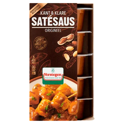 Verstegen Satésaus kant & klaar 5-pack