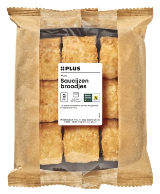 PLUS Saucijzenbroodjes mini