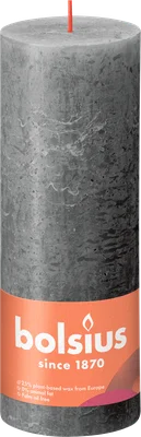 Bolsius Rustiek Shine 19cm Stormy Grey