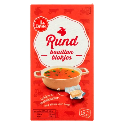 1 de Beste Bouillonblokjes rund