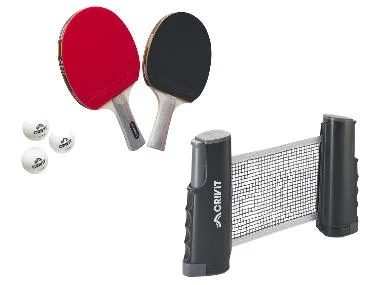 CRIVIT Tafeltennisbatjes of tafeltennisnet