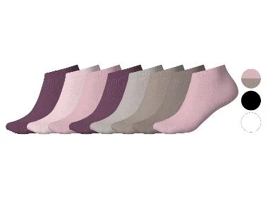 esmara® 10 Paar dames enkelsokken