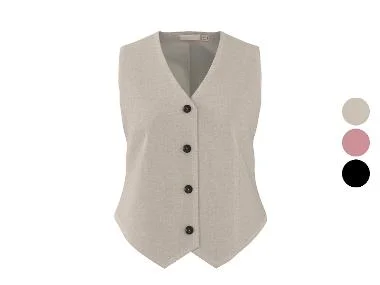 ESMARA® Dames gilet met linnen