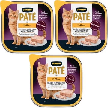 Jumbo Paté met Kalkoen 3 x 100 g