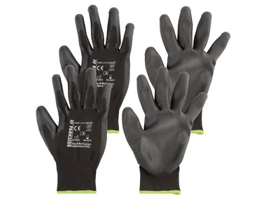 PARKSIDE® 2 paar werkhandschoenen met PU-coating