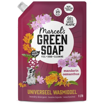 Marcel's Green Soap Wasmiddel mandarin osmanthus navulling