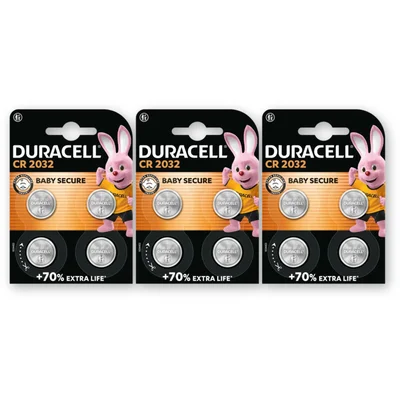 Duracell 2032 Lithium-knoopcelbatterij CR2032 3pk
