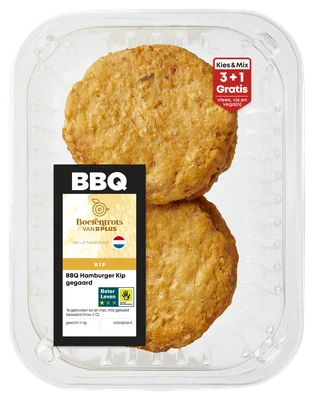 PLUS Boerentrots BBQ Hamburger Kip gegaard