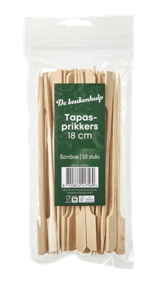 De keukenhulpjes Tapasprikker 18 cm 50 stuks