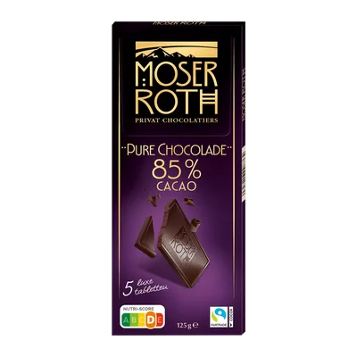 Moser Roth Pure chocolade 85% cacao