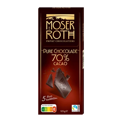 Moser Roth Pure chocolade 70% cacao