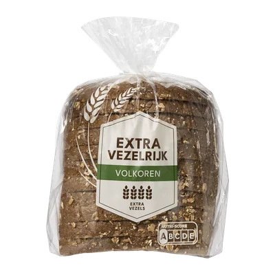 Extra vezelrijk volkorenbrood half