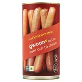 g'woon knakworst xxl
