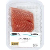 Neutraal zalm filet zonder huid