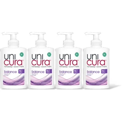 Unicura Balans antibacterieel handzeep 4-pack