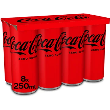 Coca-Cola Zero Sugar 8 x 250 ml