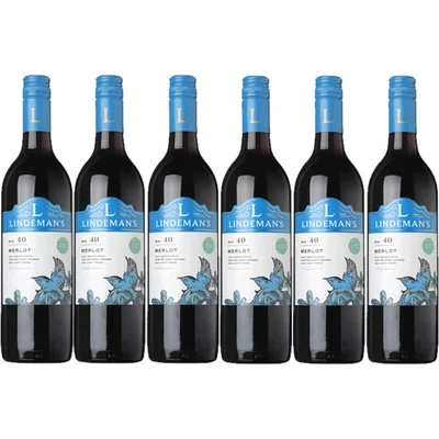 Lindeman's Bin 40 Merlot 6 flessen