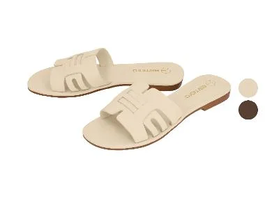 esmara® Dames slippers - met leer