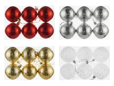LIVARNO home Kerstballen 6 stuks